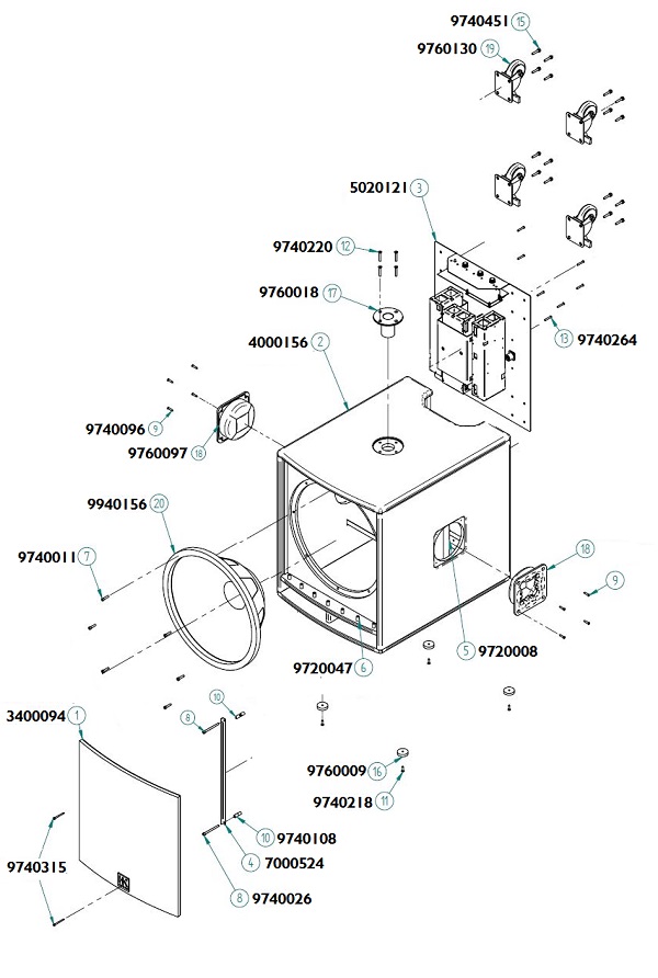 L.U.C.A.S. 2000 Sub – Serviceshop HK Audio