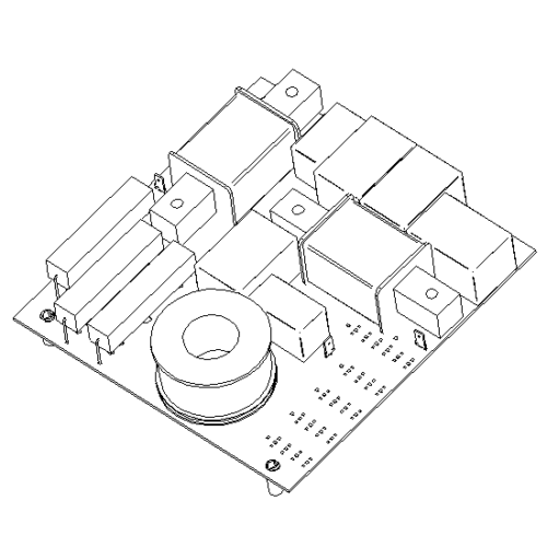 Einzelteile Frequenzweiche CX 210 LT