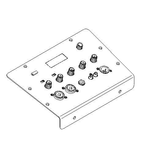 parts for controlpanel POLAR 12 MK2 white