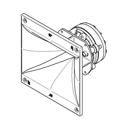 Einzelteile Hochtöner FO 10 schwarz
